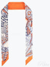 Togo Print Silk Scarf Orange - SALVATORE FERRAGAMO - BALAAN 2