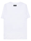 Moon Logo Embroidered Short Sleeve TShirt T129M JERCO002101 - MARINE SERRE - BALAAN 2
