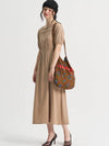 Museum of Rose Silky Eco Bag Brown - SORRY TOO MUCH LOVE - BALAAN 4