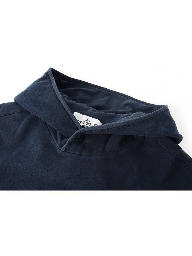 Compass Logo Patch Hoodie Navy - STONE ISLAND - BALAAN 4