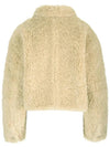 FAZIA Teddy Shearling Short Jacket Ecru MA0131FA A3A54E 23EC - ISABEL MARANT - BALAAN 3