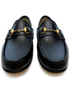 1953 Horsebit Leather Loafers Black - GUCCI - BALAAN 5