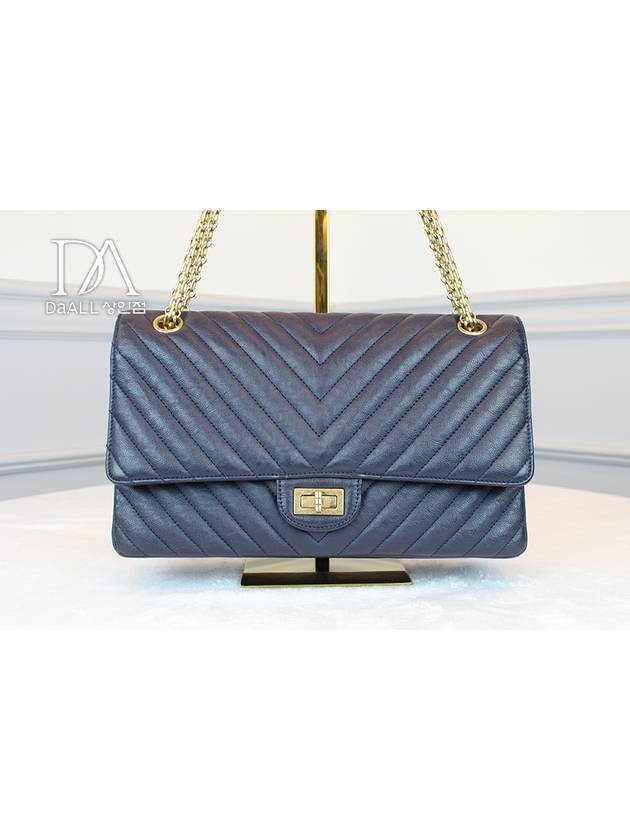 Women s 2 55 Vintage Large Navy 27th Condition A - CHANEL - BALAAN 1