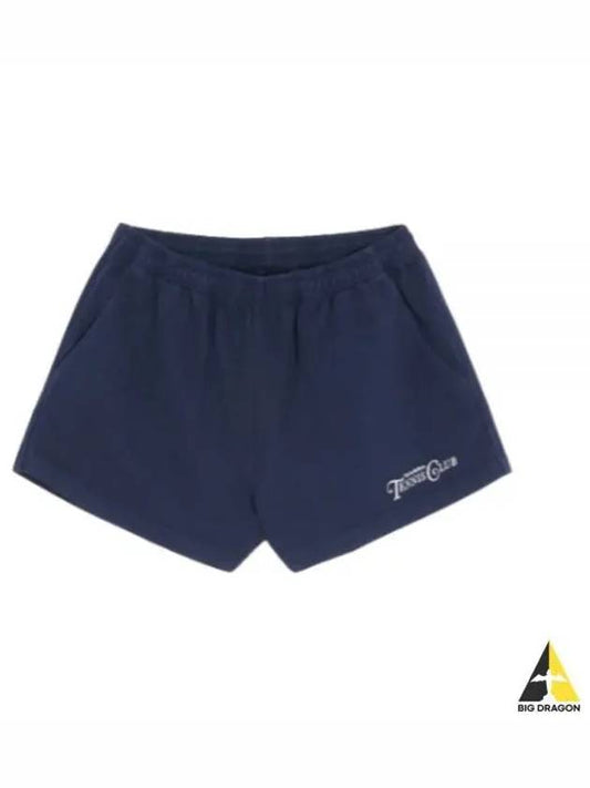 TENNIS CLUB SHORT NAVYwhite SH882 Shorts - SPORTY & RICH - BALAAN 1