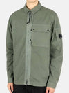 Men's Lens Wappen One Pocket Zip Up Jacket Grey - CP COMPANY - BALAAN 2