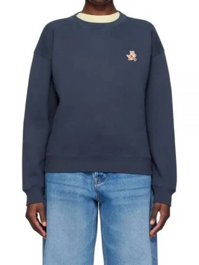 Speedy Fox Patch Comfort Sweatshirt Navy - MAISON KITSUNE - BALAAN 2