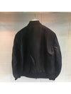 Men's Runway Leather Lightning Patch Bomber Padded Jacket BSP368H088C 0101 - NEIL BARRETT - BALAAN 3