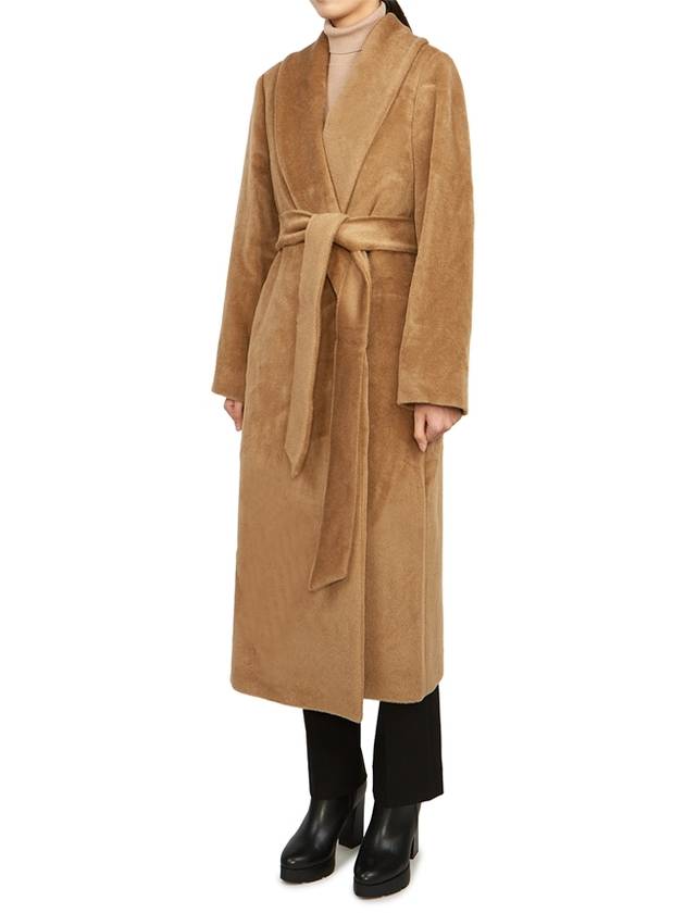 Taglio Alpaca Single Coat Brown - MAX MARA - BALAAN 3