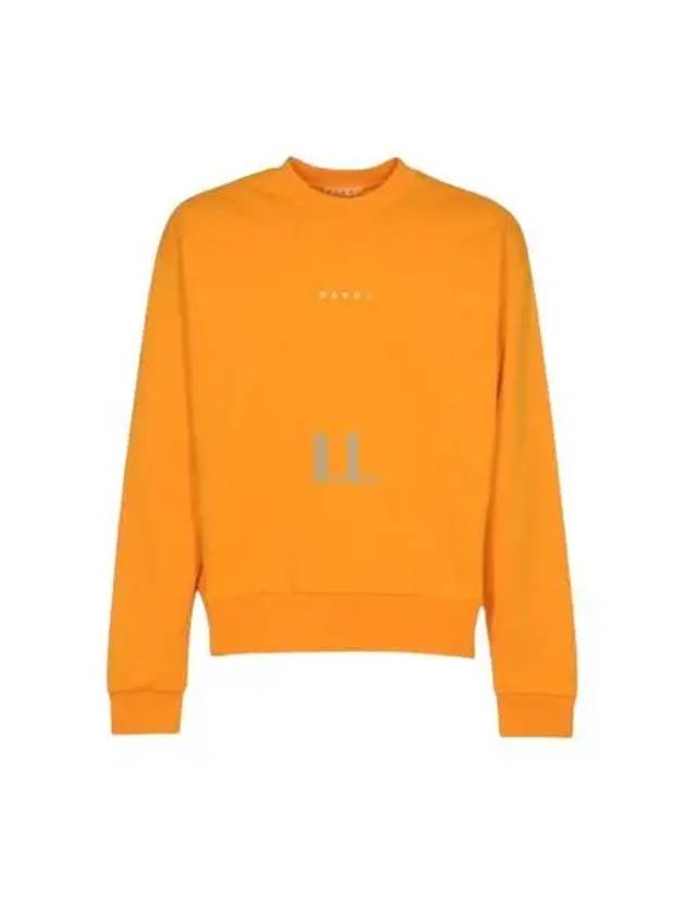 Mini Logo Organic Cotton Sweatshirt Orange - MARNI - BALAAN 2