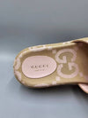 Jumbo GG Platform Slipper Beige Light Pink - GUCCI - BALAAN 7