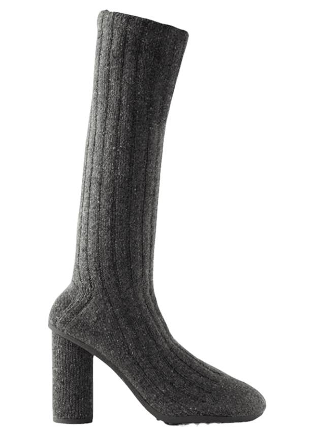 Atomic Knit Long Boots Anthracite - BOTTEGA VENETA - BALAAN 1