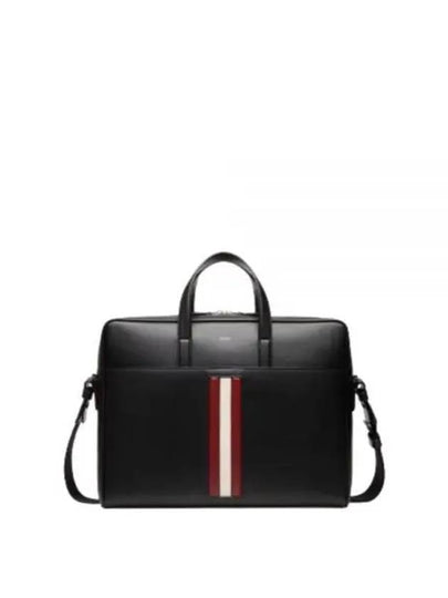 Mythos Leather Briefcase Black - BALLY - BALAAN 2