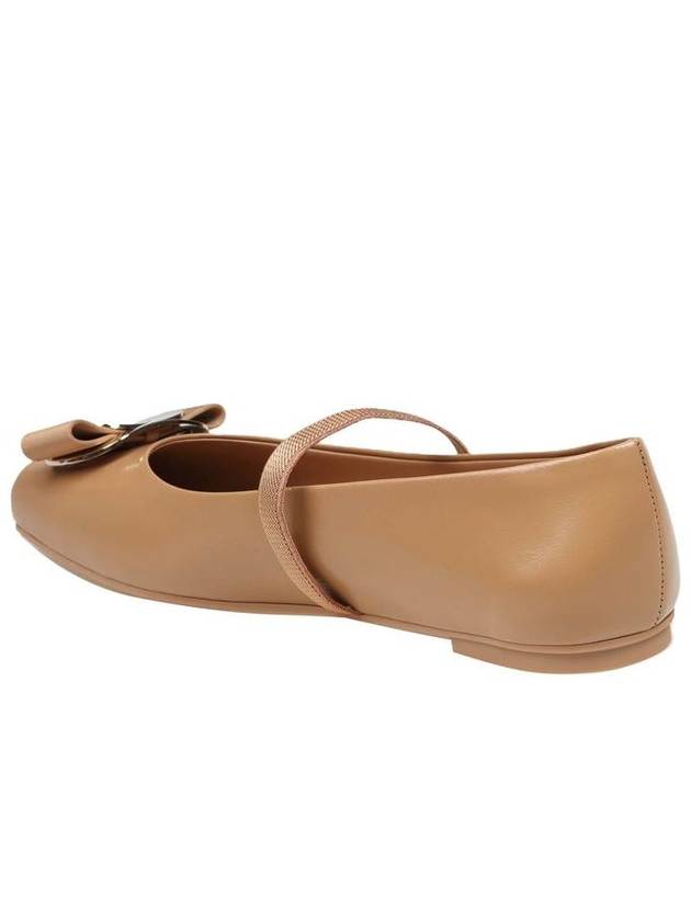 Salvatore Ferragamo Ballerina In Soft Leather - SALVATORE FERRAGAMO - BALAAN 4