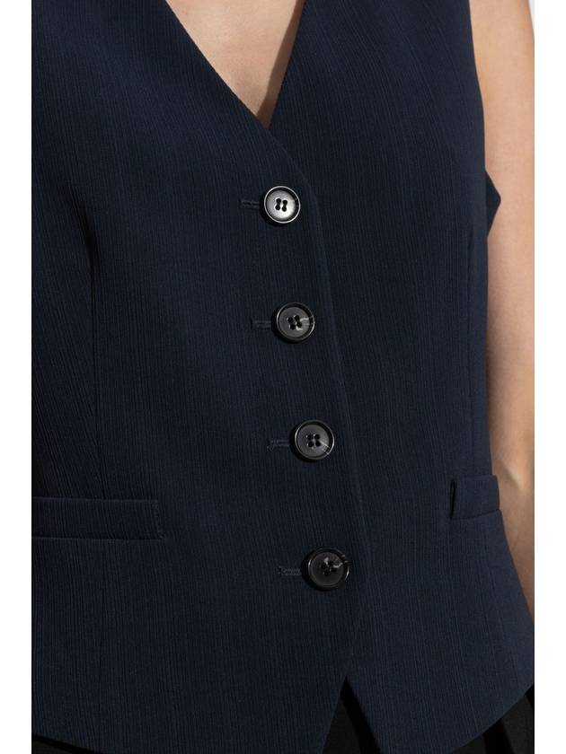 Theory Ribbed Vest, Women's, Navy Blue - THEORY - BALAAN 5