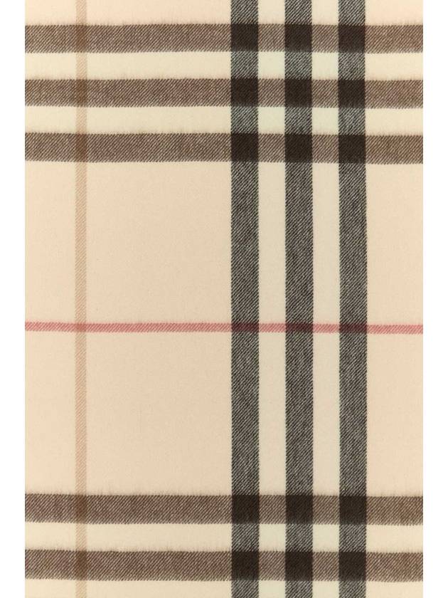 Check Pattern Cashmere Scarf Alabaster - BURBERRY - BALAAN 3