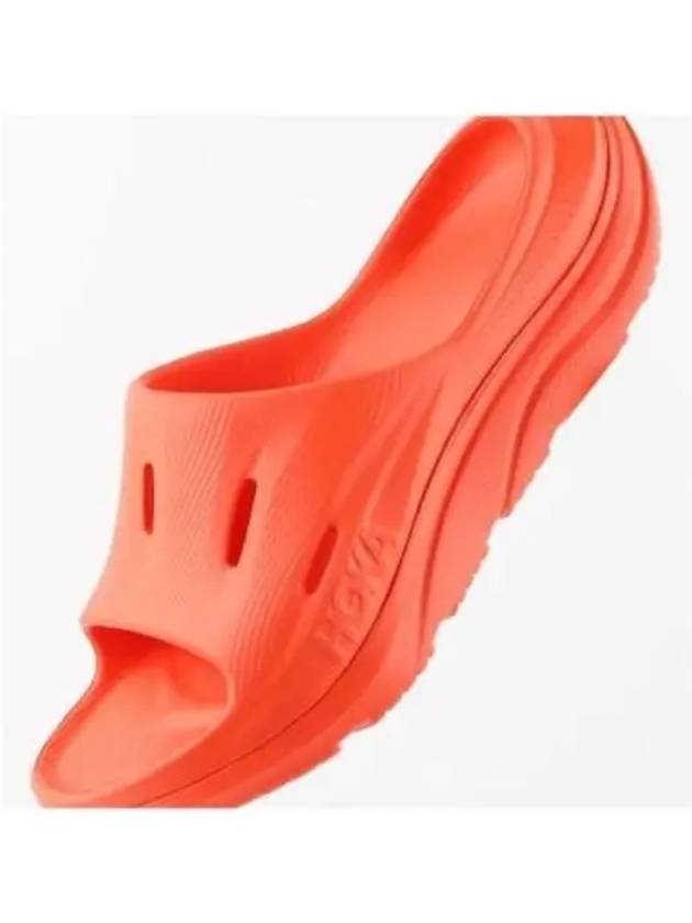 Ora Recovery Slide 3 Slippers Red - HOKA ONE ONE - BALAAN 2