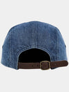 Washed Chino Twill Camp Cap Hat Indigo FW24H7 - SUPREME - BALAAN 4