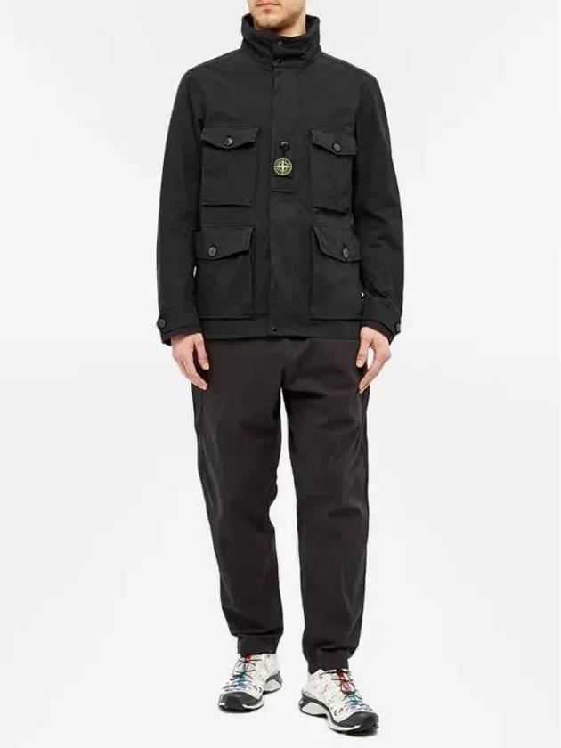 Cordura Field Wappen Cotton Jacket Black - STONE ISLAND - BALAAN 6