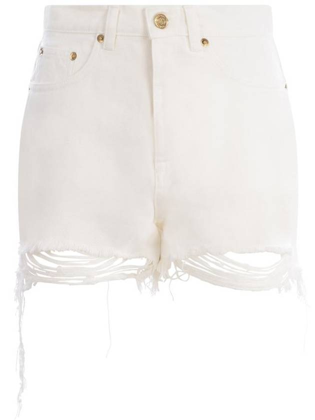 Denim Shorts White - GOLDEN GOOSE - BALAAN 2