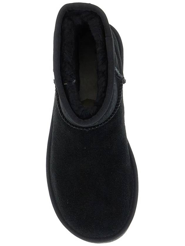 'Classic Mini Platform' Black Ankle Boots With Platform In Suede Woman - UGG - BALAAN 4