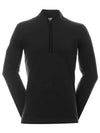 Men's Dry Fit Victory Half Zip Long Sleeve T-Shirt Black - NIKE - BALAAN 2