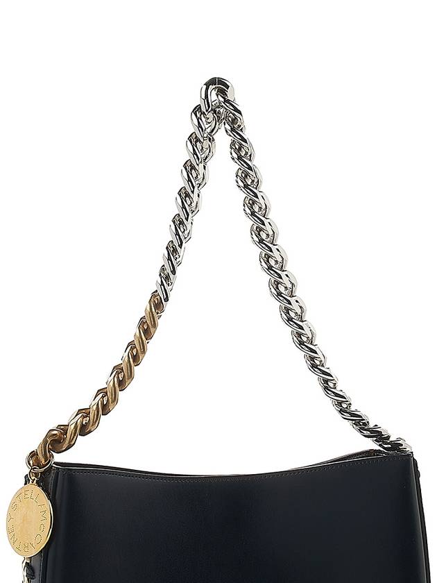 Frayme Medium Shoulder Bag Black - STELLA MCCARTNEY - BALAAN 9