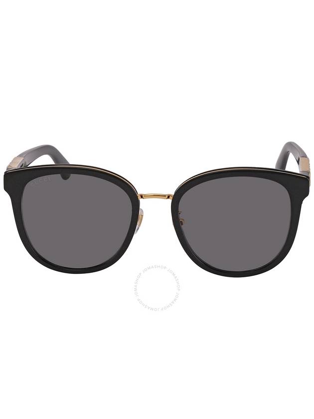 Round Logo Sunglasses Grey - GUCCI - BALAAN 2