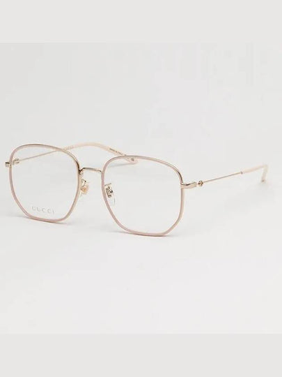 Eyewear Rectangle Metal Eyeglasses Gold - GUCCI - BALAAN 2