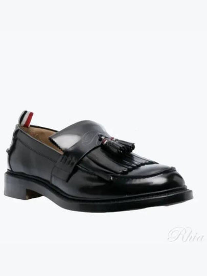 Spazzolato Goodyear Sole Tassel Kilt Leather Loafer Black - THOM BROWNE - BALAAN 2