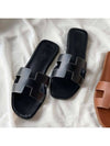 Oran Sandals Slippers Gold 37 38 - HERMES - BALAAN 7