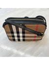 Checked Leather Camera Cross Bag Brown - BURBERRY - BALAAN 3