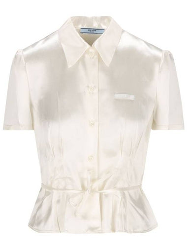 Prada Shirts White - PRADA - BALAAN 1