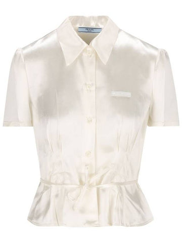 Prada Shirts White - PRADA - BALAAN 1