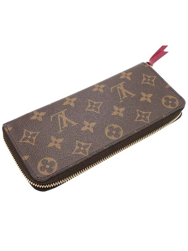 Louis Vuitton M60742 Monogram Canvas Fuchsia Clemence Wallet Long - LOUIS VUITTON - BALAAN 3