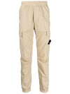 Men's Tella Paracadute Regular Fit Cargo Pants Beige - STONE ISLAND - BALAAN 2