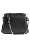 GG Interlocking Chain Small Top Handle Shoulder Bag Black - GUCCI - BALAAN 4