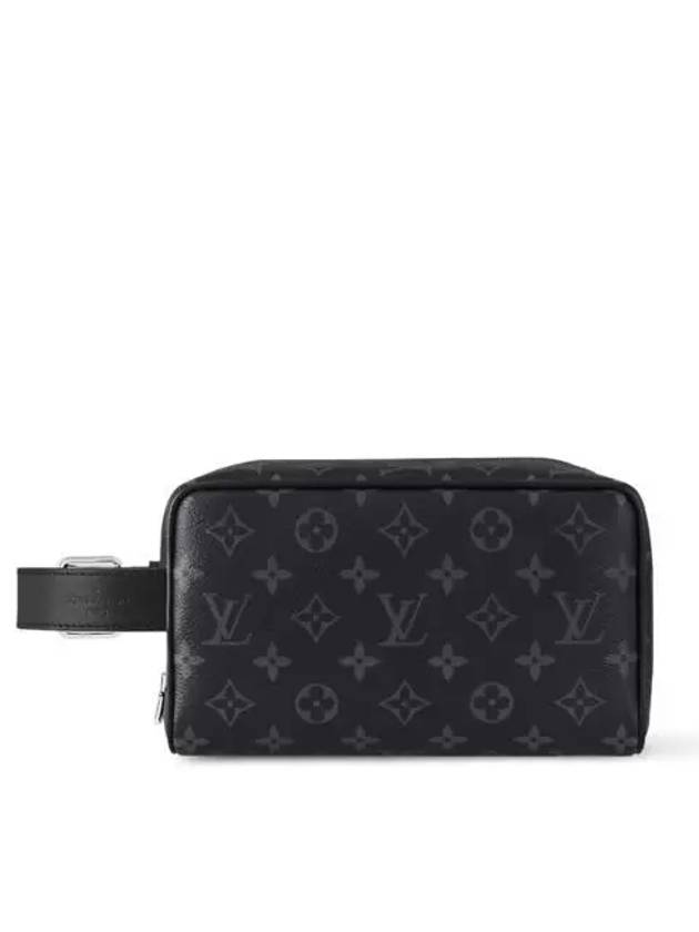 Trousse Toilette Locker Dopp Kit Monogram Eclipse Pouch Bag Black - LOUIS VUITTON - BALAAN 2