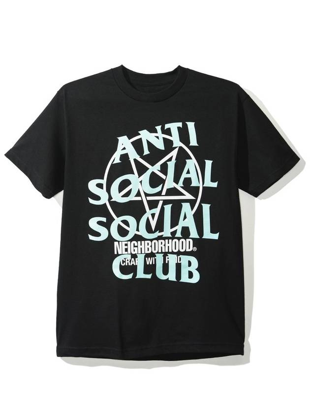 Neighborhood Feels Fury Short Sleeve T-Shirt Black - ANTI SOCIAL SOCIAL CLUB - BALAAN 5