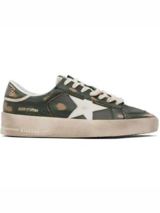 Stardan Leather Low Top Sneakers Green - GOLDEN GOOSE - BALAAN 2