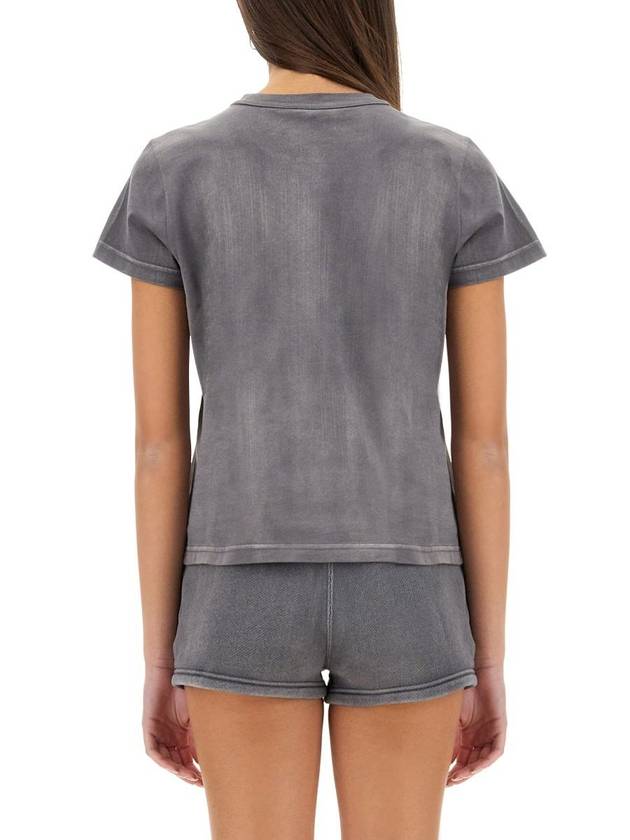 T By Alexander Wang Essential Shrunk T-Shirt - ALEXANDER WANG - BALAAN 3