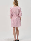 Wave Neck Cotton Dress Pink - SORRY TOO MUCH LOVE - BALAAN 4