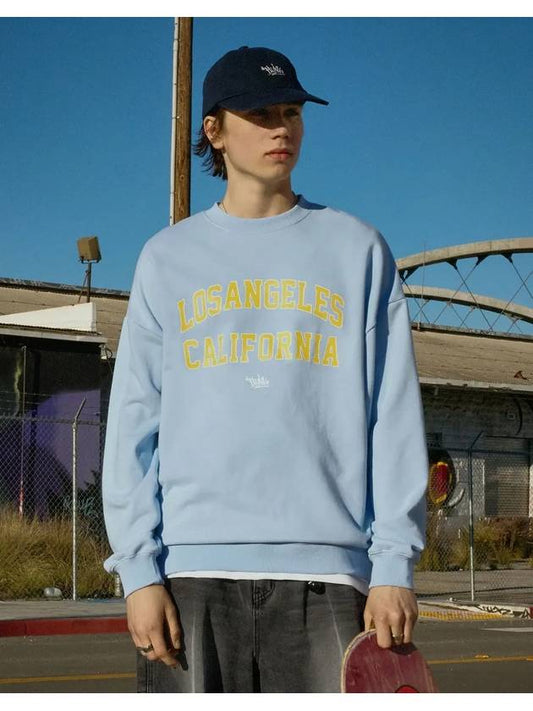 Los Angeles Sweatshirt Sky FMT3077 - FLUKE - BALAAN 2