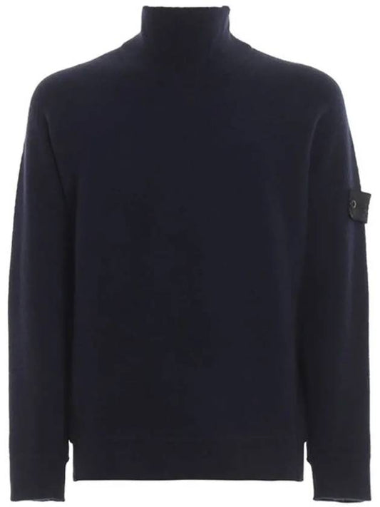 Wappen Patch Turtleneck Navy - STONE ISLAND - BALAAN 2