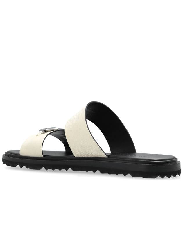 Jimmy Choo Slides Raiden, Men's, Cream - JIMMY CHOO - BALAAN 5