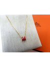 Mini Pop H Pendant Necklace Gold Rose Extreme - HERMES - BALAAN 10