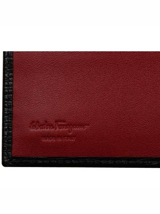 Gancini Half Wallet Black - SALVATORE FERRAGAMO - BALAAN 9