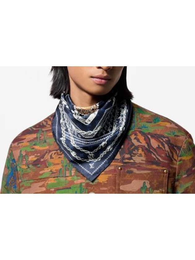 M90697 LV Dynasty Silk Bandana - LOUIS VUITTON - BALAAN 5