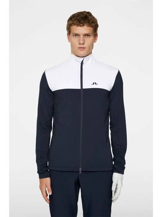 Men s Banks Zip up Golf Midlayer Navy GMJS12481 6855 - J.LINDEBERG - BALAAN 2