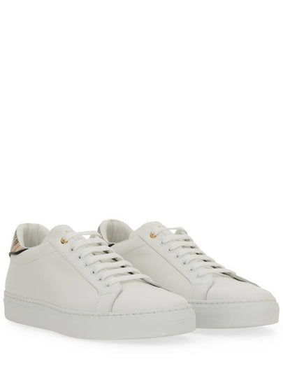 Stripe Logo Low Top Sneakers White - PAUL SMITH - BALAAN 2