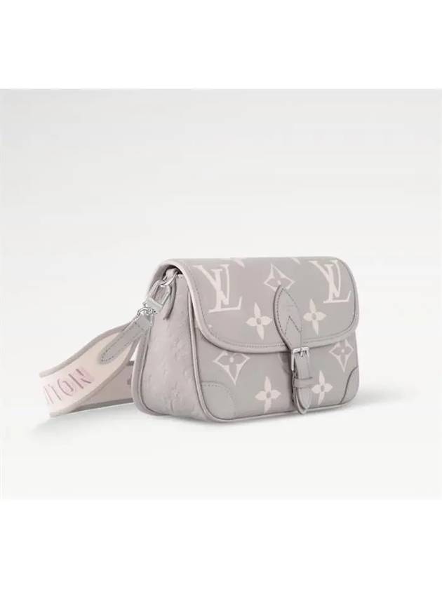 Diane Monogram Empreinte Shoulder Bag Grey - LOUIS VUITTON - BALAAN 4